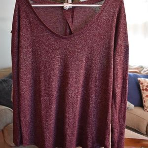 Women's Size Medium Oversized Long Sleeve by A New Day